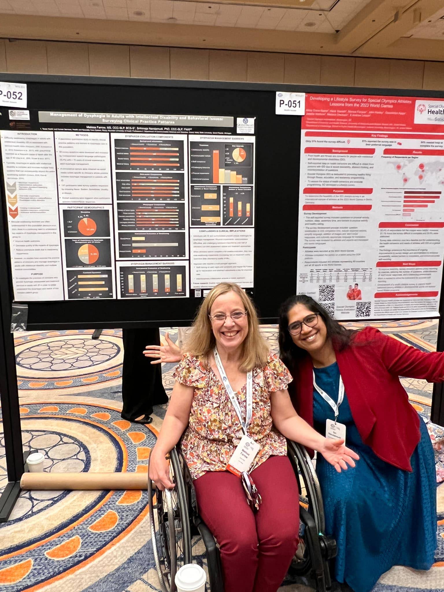 Picture of Melissa Farrow and Sri Nandamudi Presenting at IASSIDD International Conference